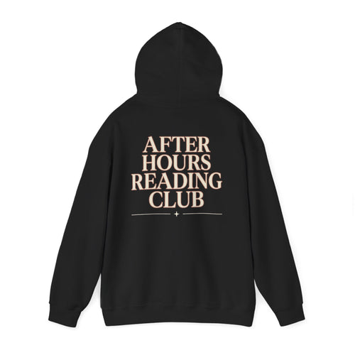 After Hours Reading Club Hoodie | Bookish Back Print Sweatshirt