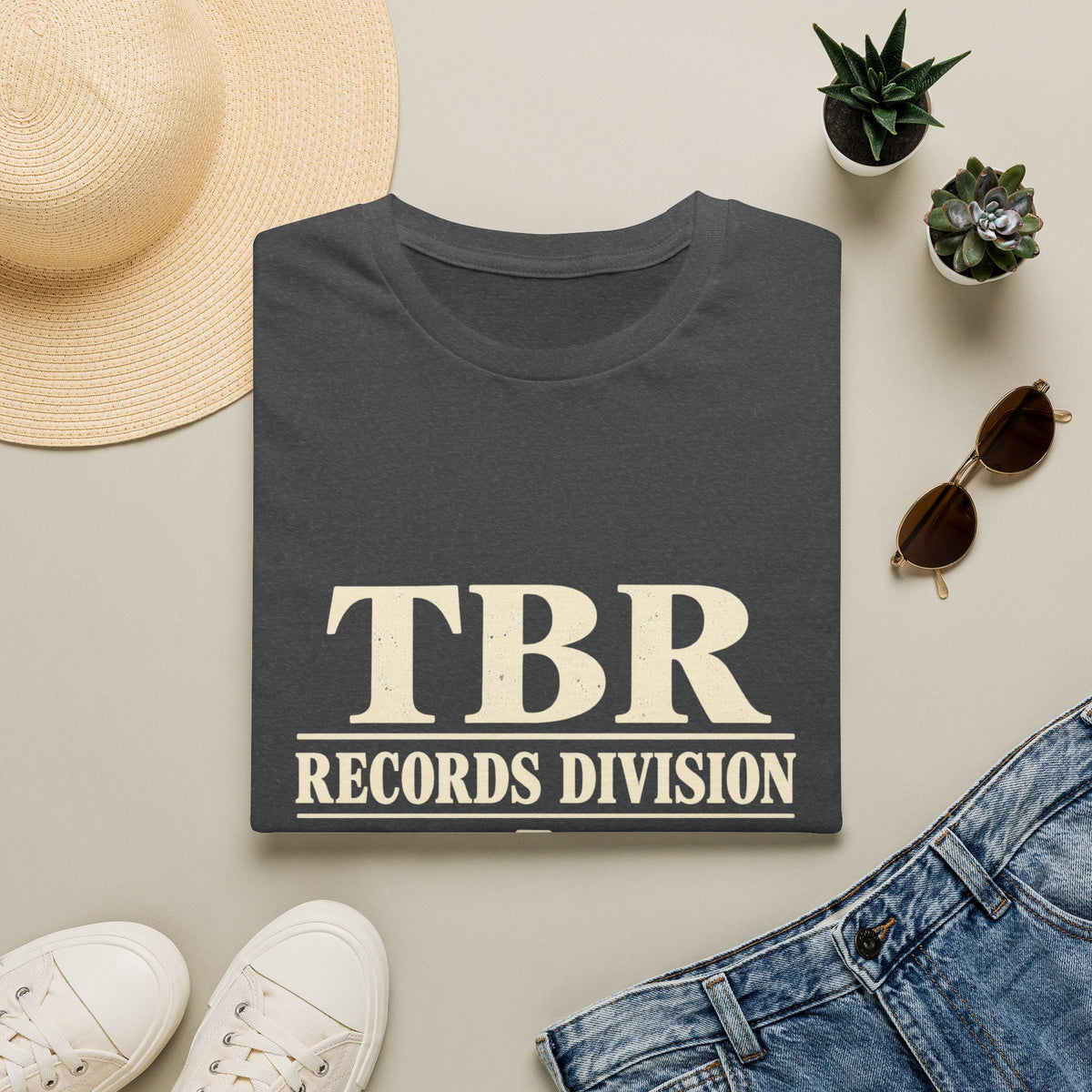 TBR Records Division Vintage Book Lover T-Shirt