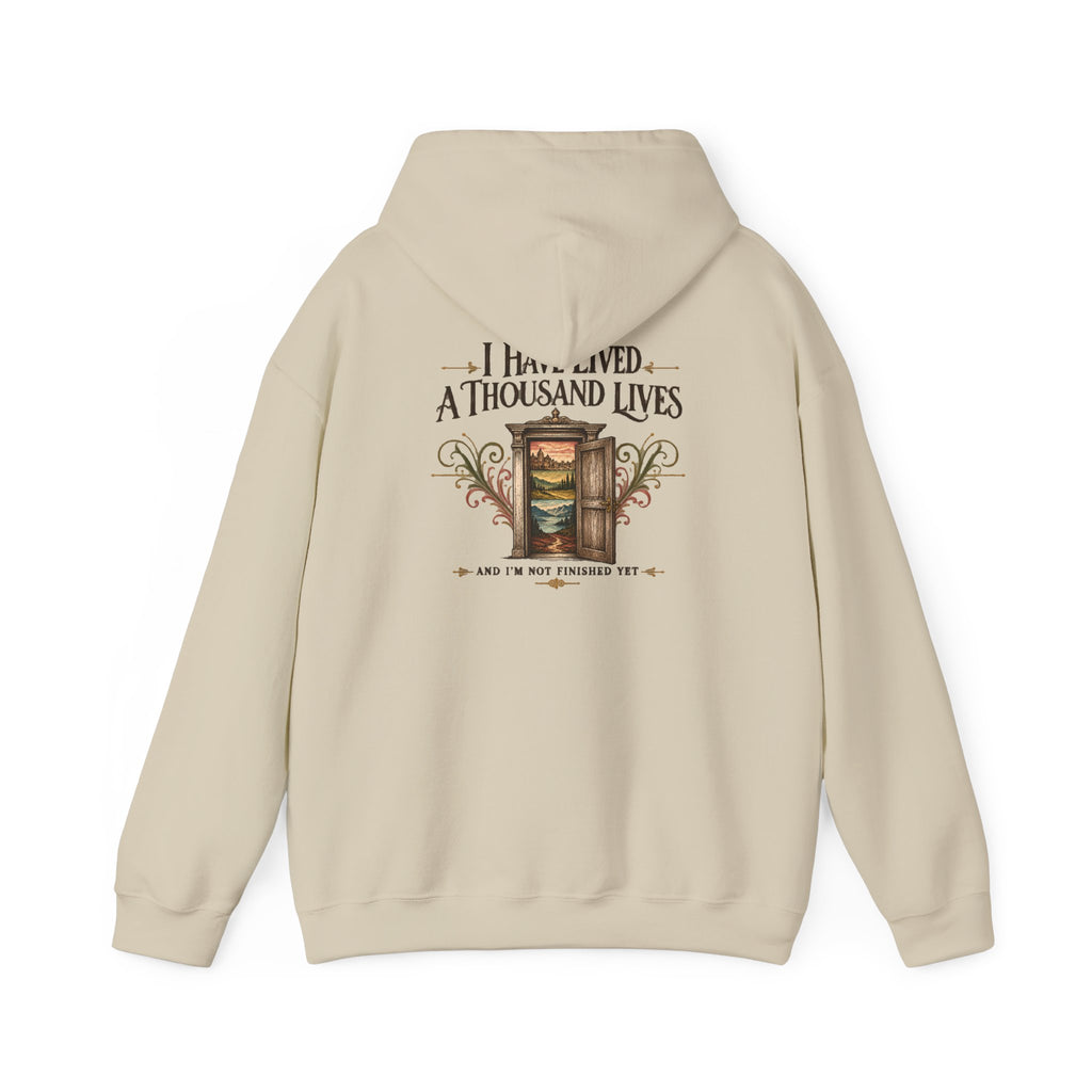 I Have Lived a Thousand Lives Reader Hoodie
