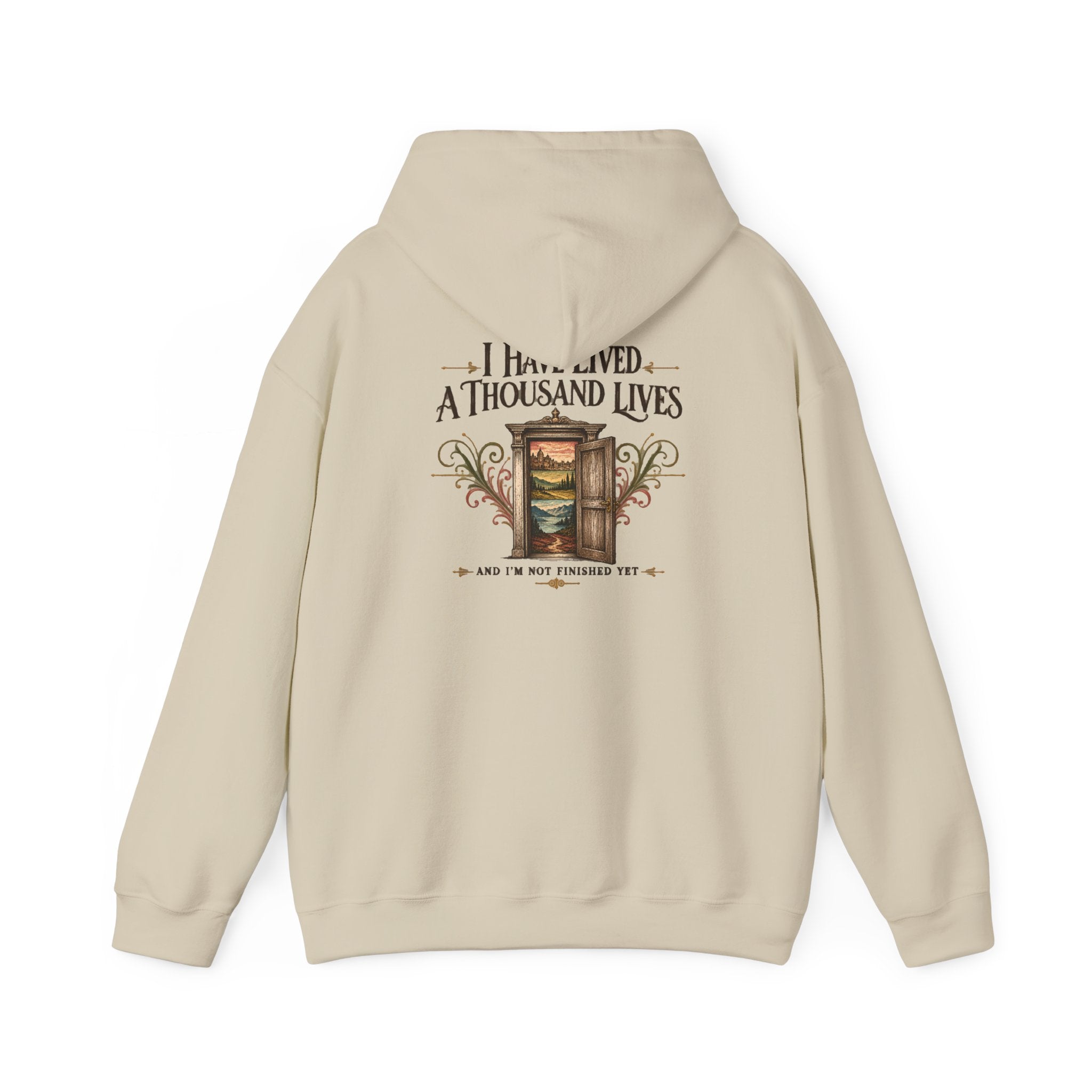 I Have Lived a Thousand Lives Reader Hoodie