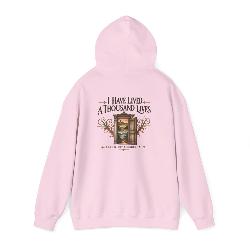 I Have Lived a Thousand Lives Reader Hoodie