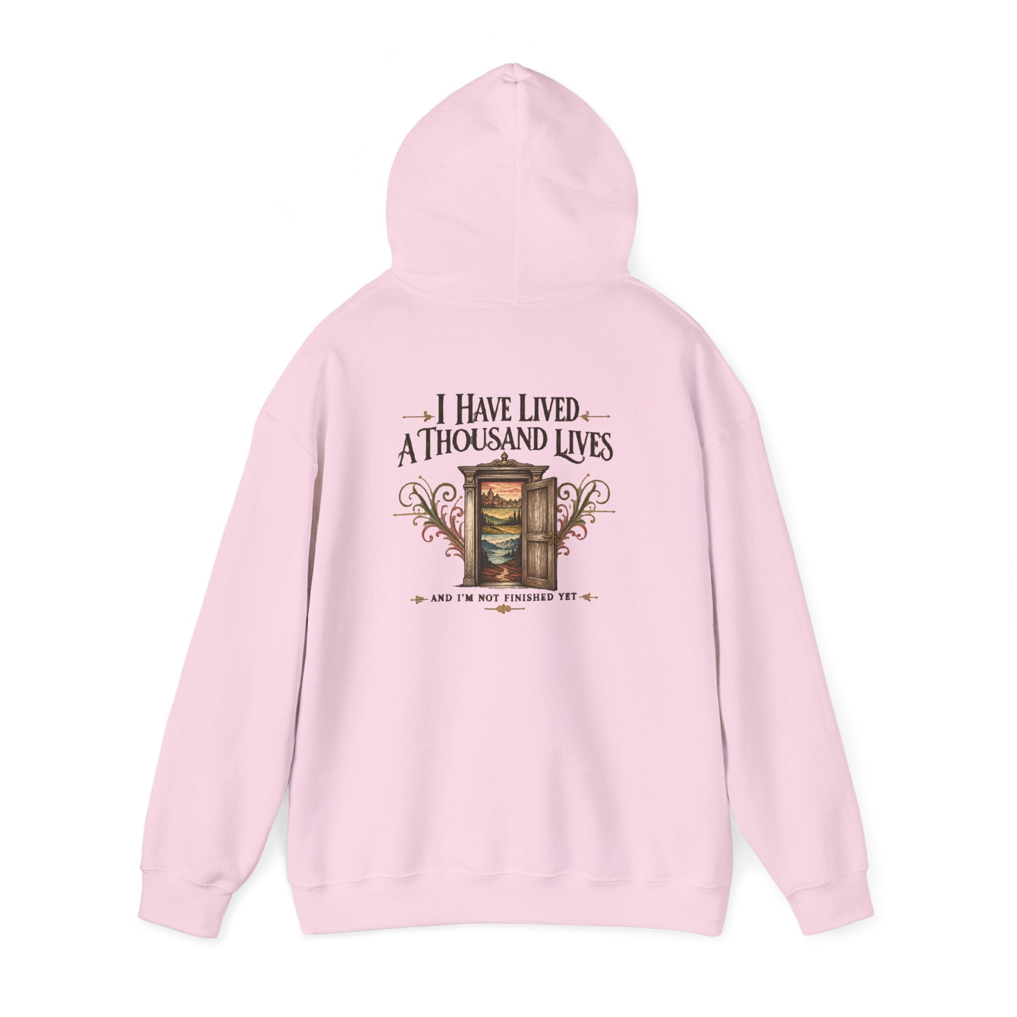I Have Lived a Thousand Lives Reader Hoodie