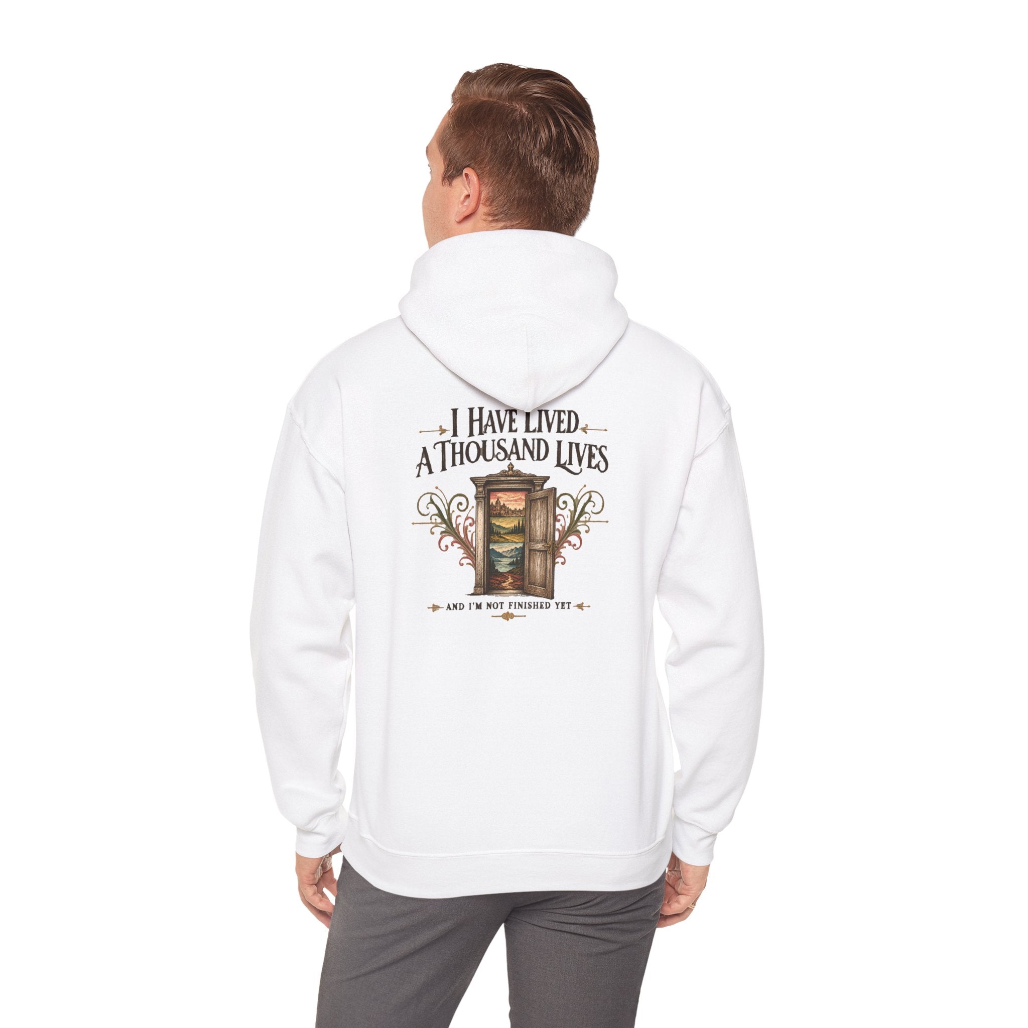 I Have Lived a Thousand Lives Reader Hoodie