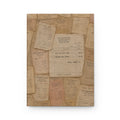 Vintage Bookstore Receipt Hardcover Journal