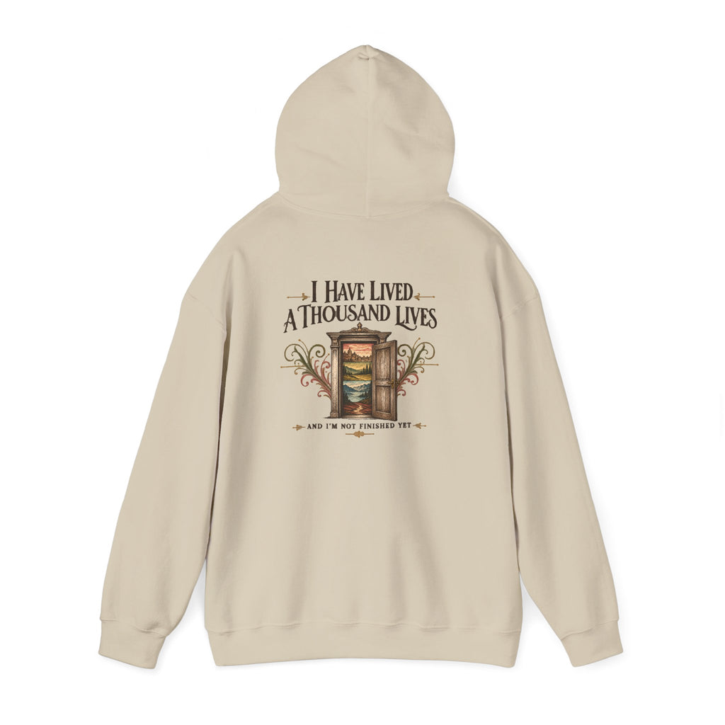 I Have Lived a Thousand Lives Reader Hoodie