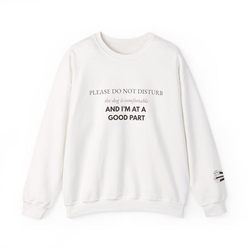 Dog & Book Lover Sweatshirt — Please Do Not Disturb