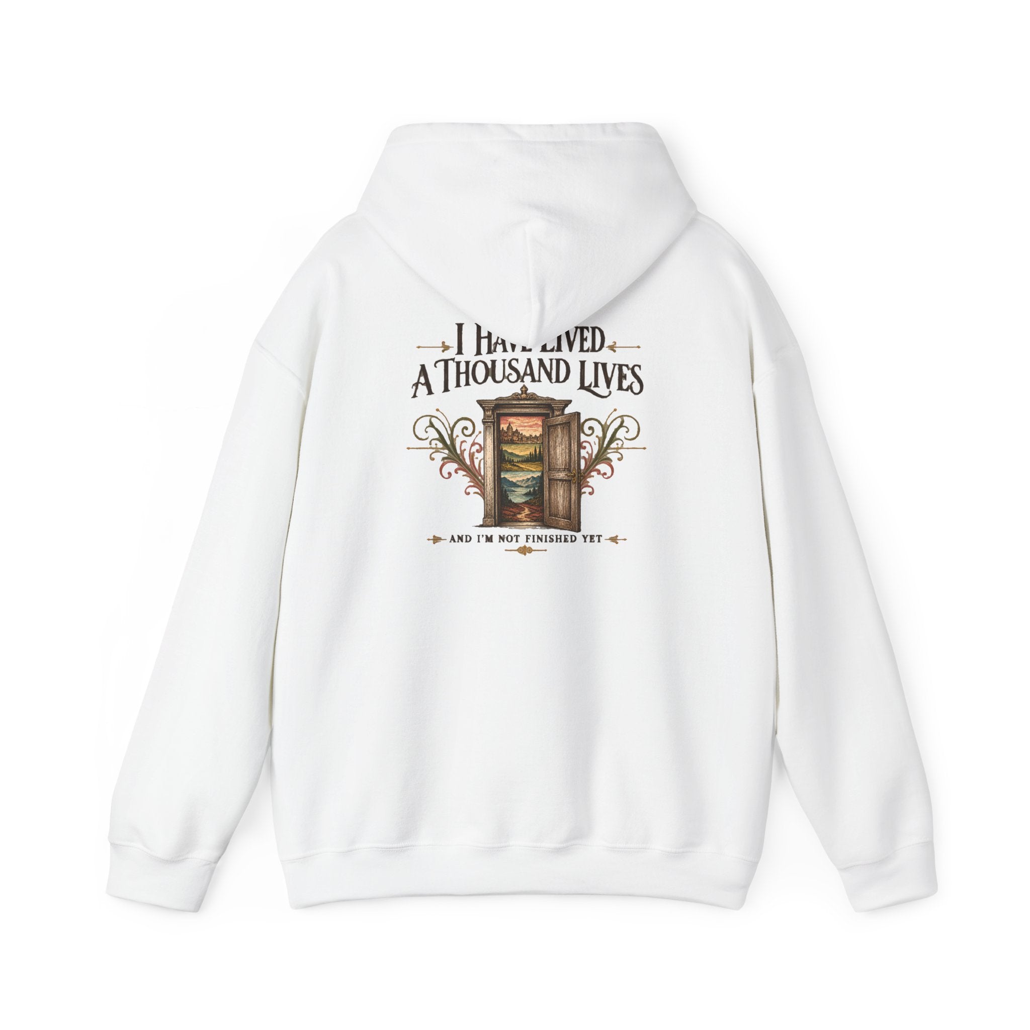 I Have Lived a Thousand Lives Reader Hoodie