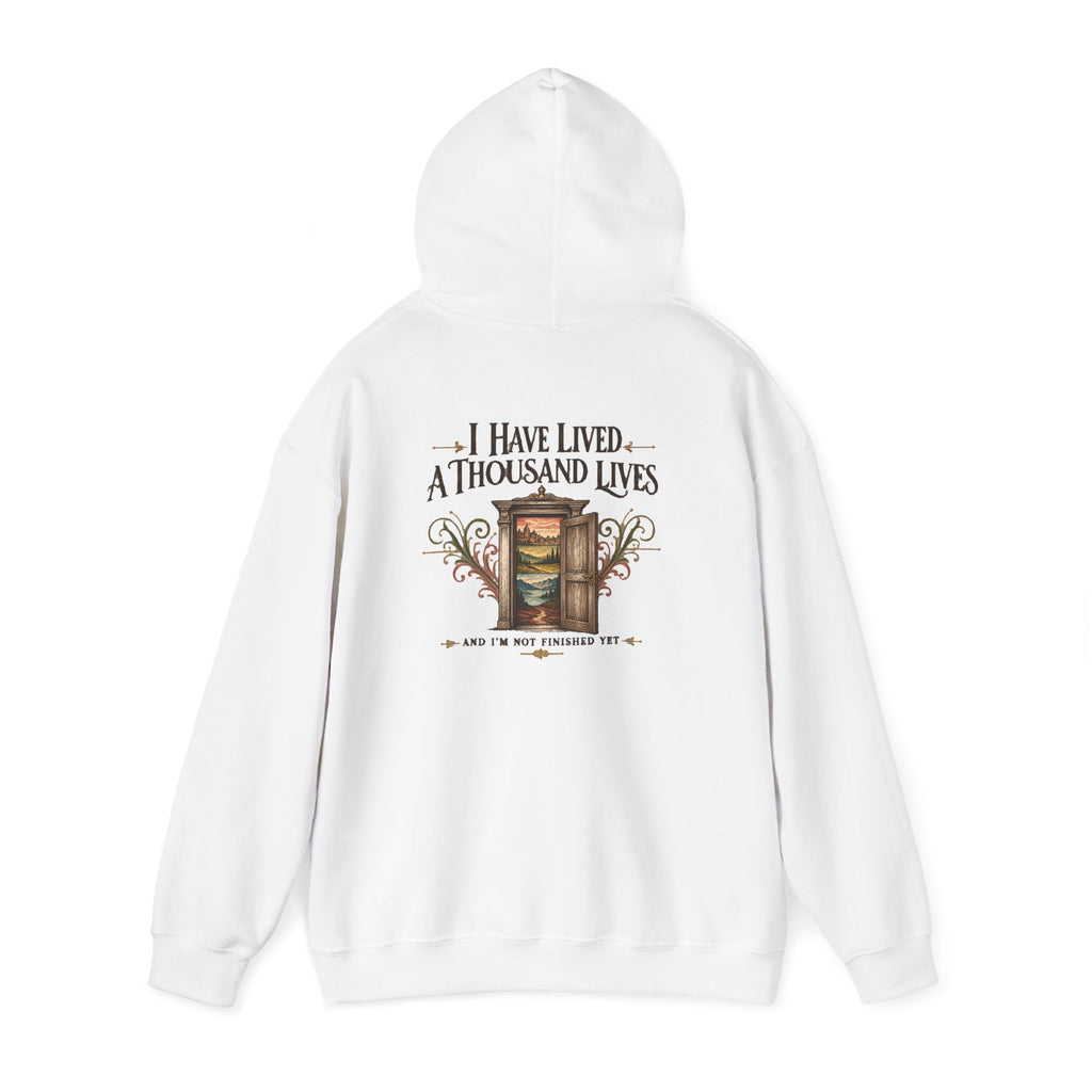I Have Lived a Thousand Lives Reader Hoodie