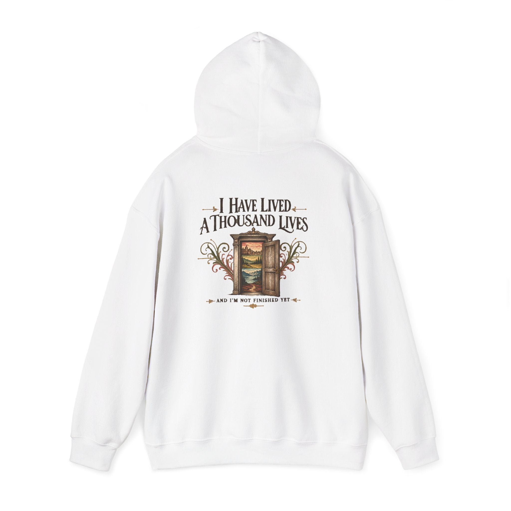 I Have Lived a Thousand Lives Reader Hoodie