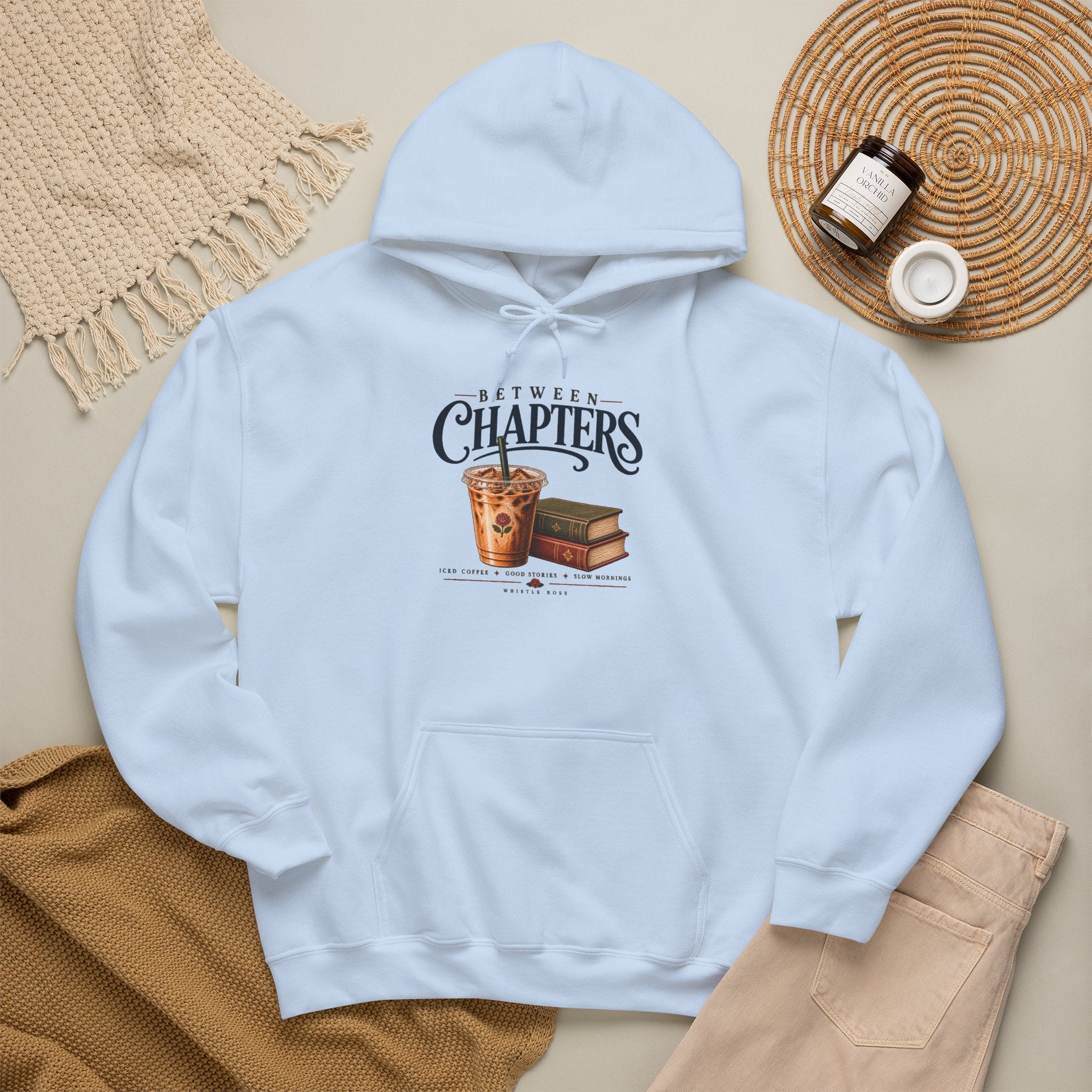 Between Chapters Hoodie | Bookish Reading Sweatshirt