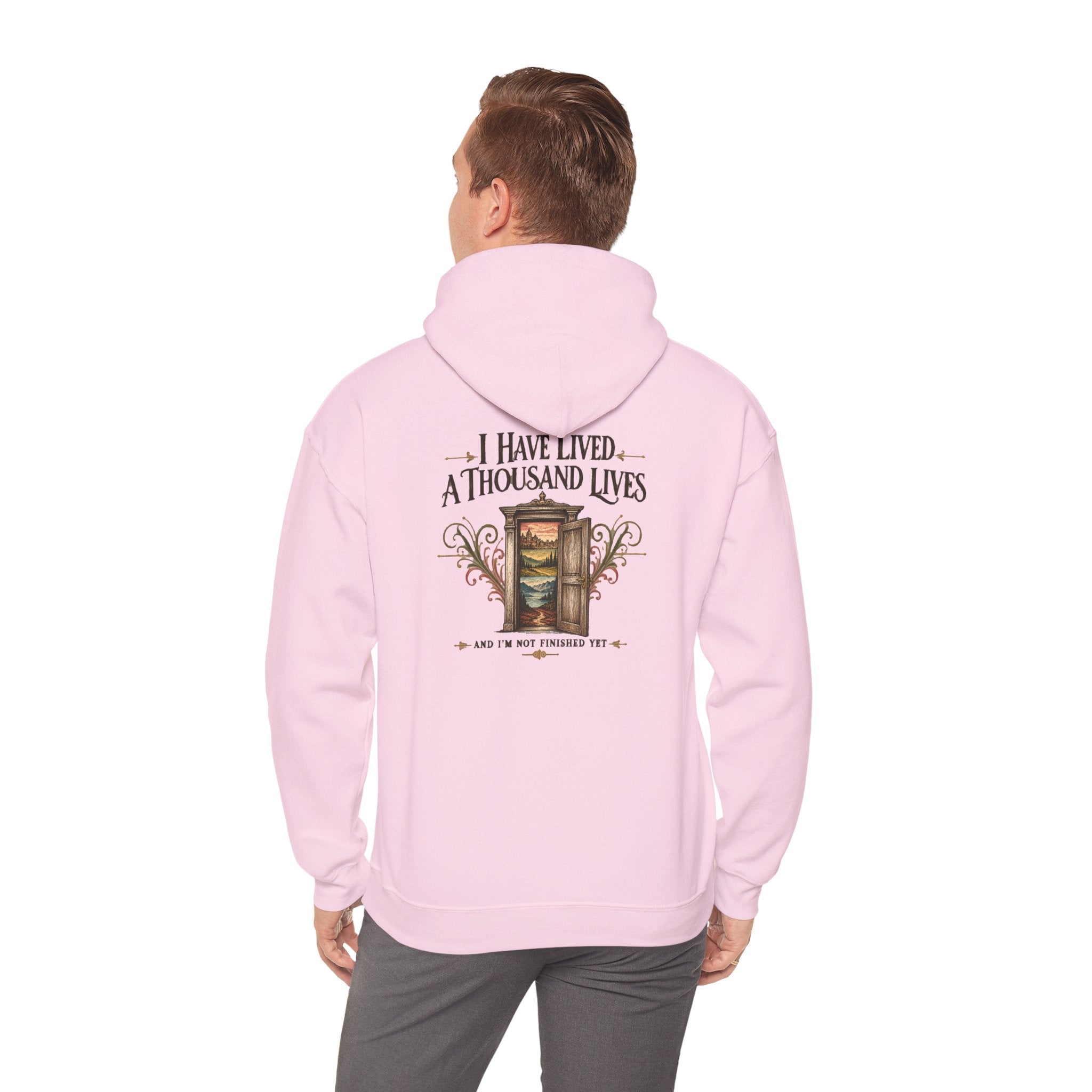 I Have Lived a Thousand Lives Reader Hoodie