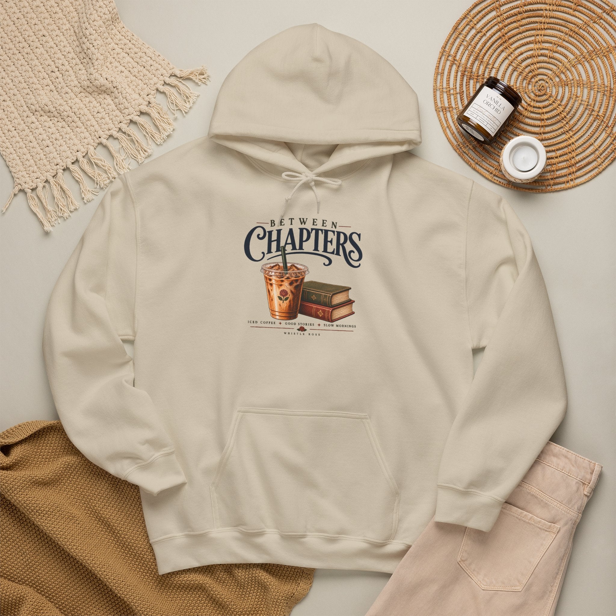 Between Chapters Hoodie | Bookish Reading Sweatshirt