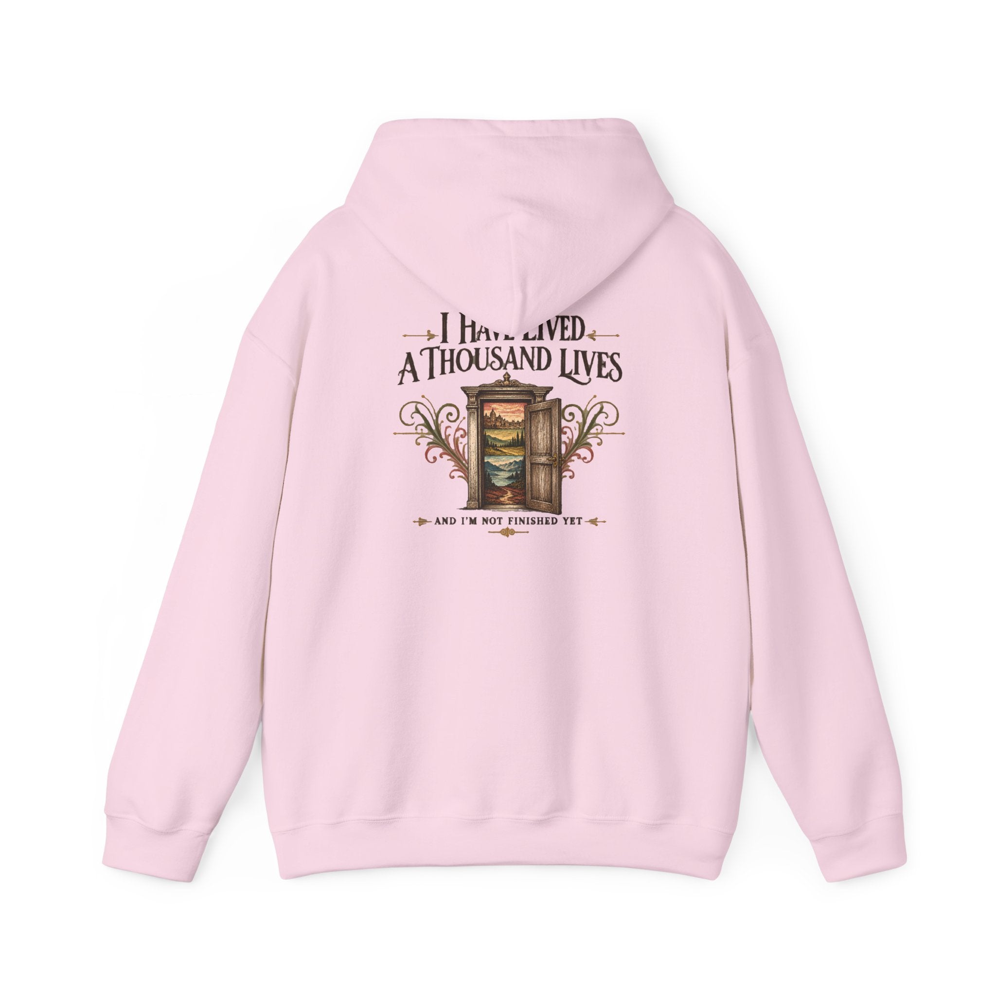 I Have Lived a Thousand Lives Reader Hoodie