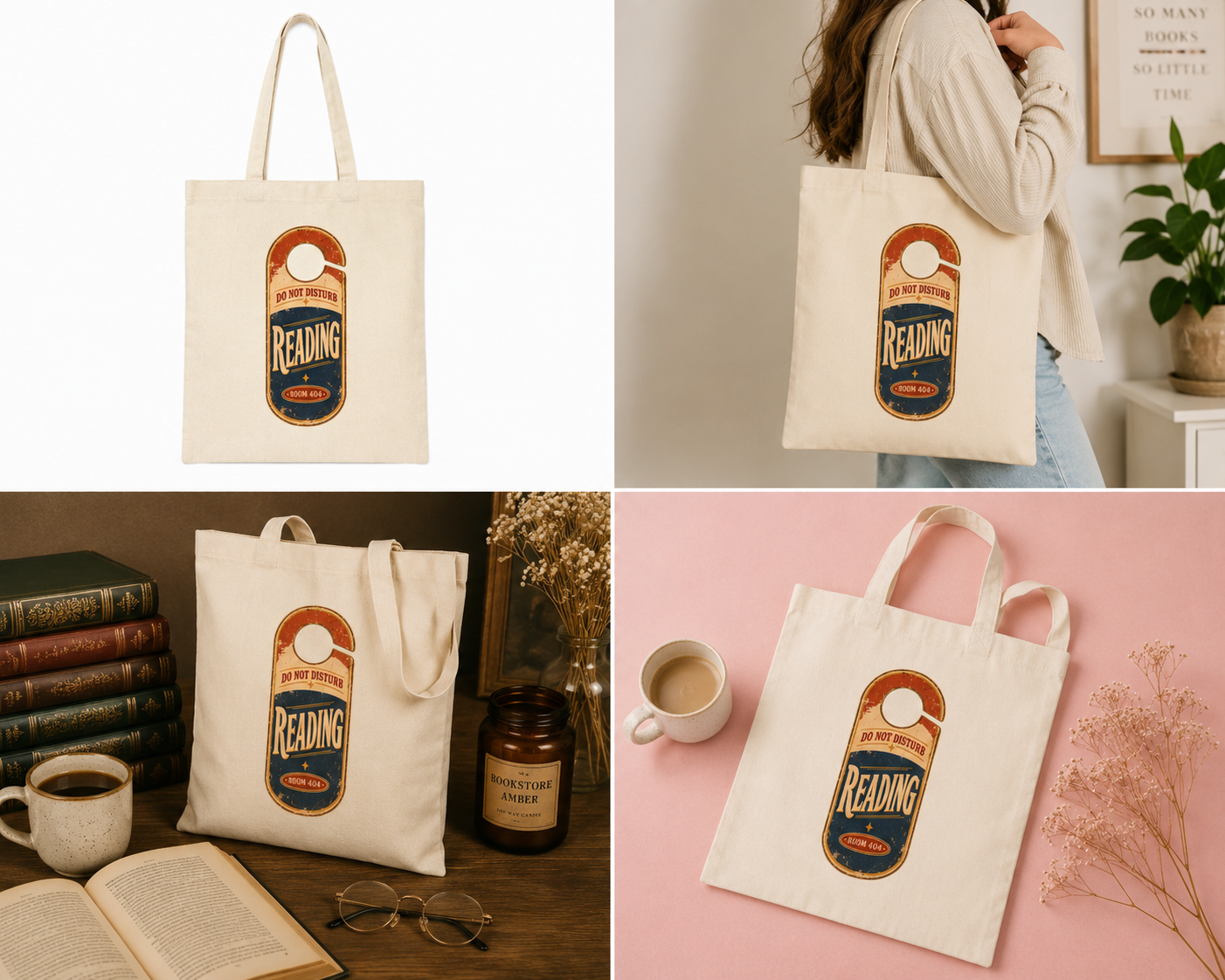 Do Not Disturb Reading Tote